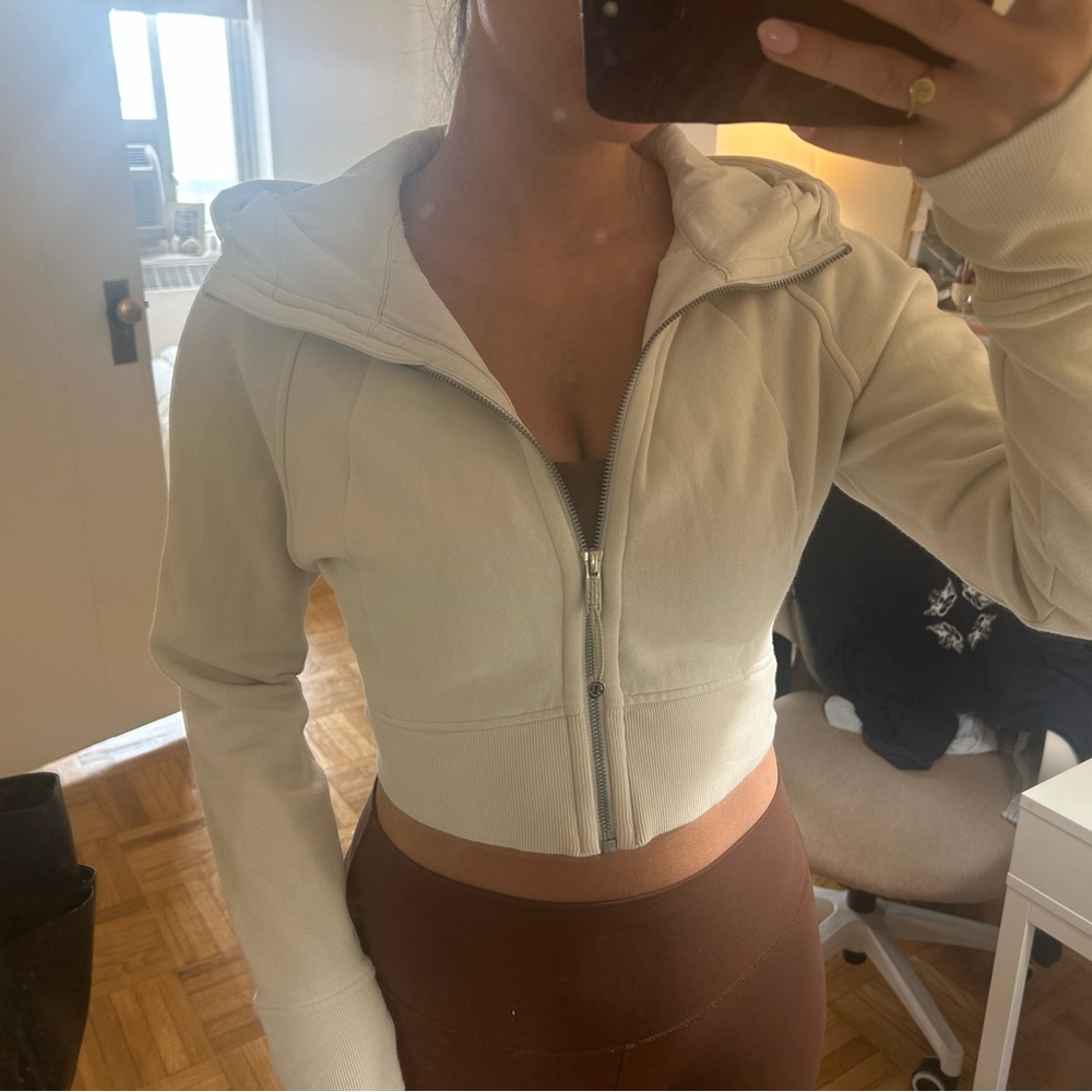 Lululemon Cropped Zip-Up Hoodie